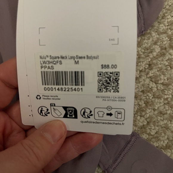 Lululemon Square Neck Bodysuit - Picture 3 of 3
